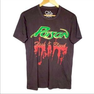 Chaser Poison Graphic T-Shirt Band Black Small